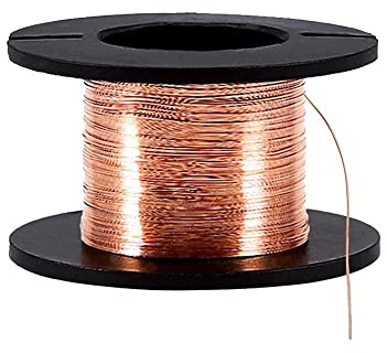 Honiwu 5pcs Copper Wire, 0.1mm Thickness 12m Length Enameled Wire Copper Winding for Connecting Soldering Maintaining Phones Computers Laptops Motherboard