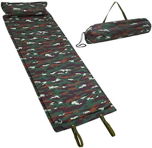 ELzEy Air Mattress Army Fan Camouflage Soldier Inflatable Pad Automatic Moisture-proof Pad Field Troops Picnic Pad (Color : 2)
