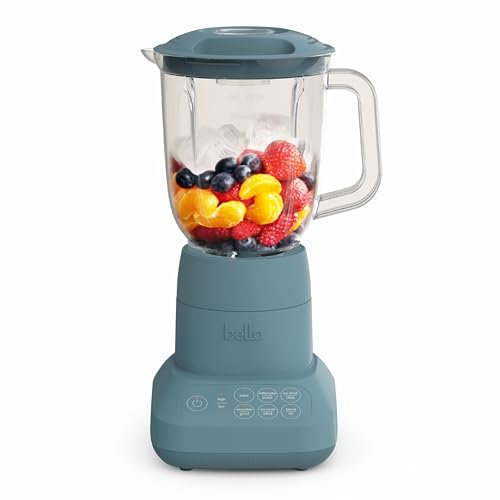 bella Fits-anywhere™ Flip & Store Blender, 48 oz, 520W, 10-speed, Surf