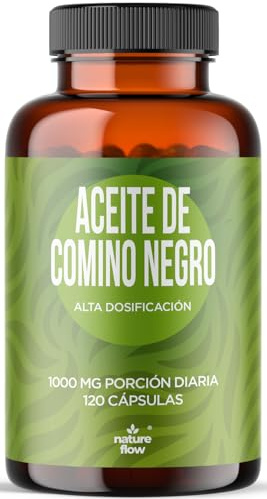 Olio di Cumino Nero – 120 Capsule Softgel – 1.000 mg per Porzione Giornaliera con Vitamina E – Prodotto in Germania - Black Seed Oil - Nigella Sativa Spremuta a Freddo