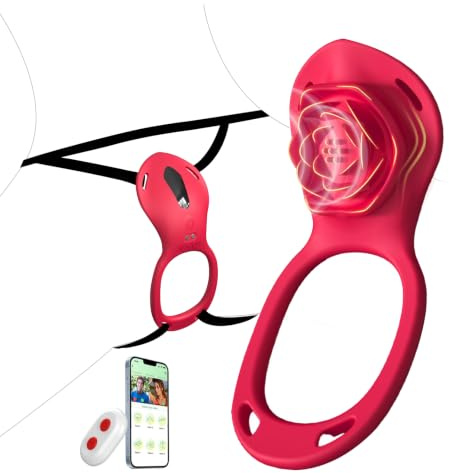 Vibromasseurs Feminin avec Télécommande et App, 9 Modes, Culotte Ajustable