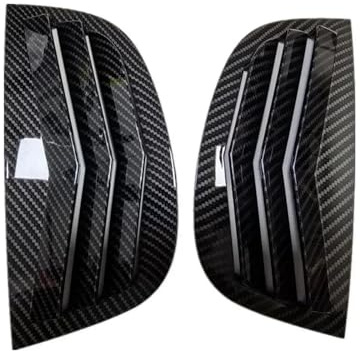 Alerón Trasero Maletero para Peugeot 208 2018-2024 Cubierta De Rejilla Lateral para Ventana Trasera(Carbon Look)