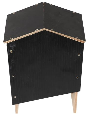 ARTIBETTER Wooden Bat Box for Garden with Lightweight Design Provides Habitat Area for Bats Suitable for Backyard and Outdoor Use