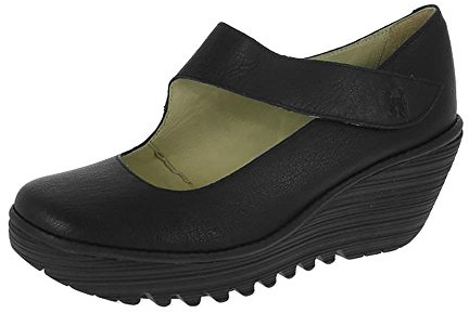 Fly London Womens Yasi682fly Closed Toe Ballet Flats, Black, 5.5 UK