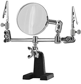 Model Craft - Helping Hand with Glass Magnifier