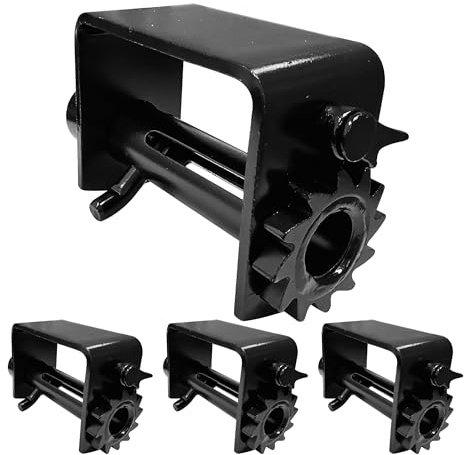 Mega Cargo Control 4 Pack 4 Combination Winch for Flatbed Trailer 140 mm Flatbed Equipment Accessories for Tie Down System