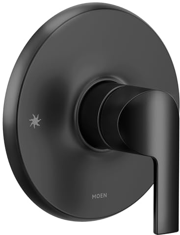 Moen UTS3201BL Doux M-CORE 3-Series 1-Handle Valve Trim Kit, Valve Required, Matte Black
