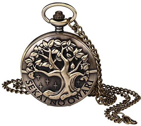 Avaner Retro Taschenuhr mit Kette Klassisches Altmodisches Steampunk Motorrad Design Kettenuhr Unisex Anhänger Halskette Analog Handaufzug Uhr für Männer Frauen