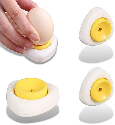 Eierstecher Eierpiekser, Eierpiekser, Halbautomatische Eierschalen Lochschläger, Eipicker Eidorn Eierschneider Eier-Piekser, Küche Dining Bar Kochen Werkzeuge, Chick Egg Hole Puncher, ABS Edelstahl