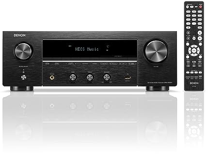 Denon Receiver DRA-900H - 2-Channel Stereo Receivers for Home - 100W/Ch. Hi-Fi Amplification, Built-in HEOS, HDCP 2.3 Processing with ARC/eARC Support, Dolby Vision, HLG, Dynamic HDR