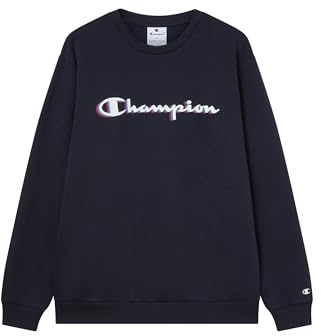 Champion Legacy Man för män – stor logotyp tröja, blå, M, Blå (Bs501), M