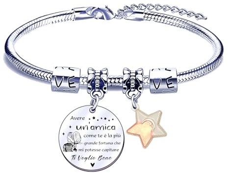 FGHJK Regalo Migliore Amica Bracciale Amica Bracciale Amicizia Regalo Donna Compleanno Idee Regali Natale 2025 Offerte (5)