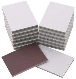 40pcs Éponges Abrasives, Grain 180 À 400, Papier Abrasif Carrosserie, Tampons De Ponçage À Sec Et À l'eau, Cale A Poncer Kit pour Modèle De Construction Sèche, Métal, Bois, Meubles