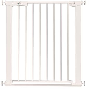 Baby Elegance Little Locks - Cancelletto per scale per bambini, larghezza regolabile da 73 a 79 cm, fino a 91 cm, con estensioni vendute separatamente, senza vite a pressione, sistema a gradino piatto