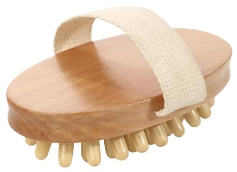 Brosse de massage - peigne de masseur quotidien en bois naturel, pinceau corporel anti-cellulite apaisant en bois | Outil de stimulation de relaxation profonde pour le cuir chevelu, le cou, le corps a