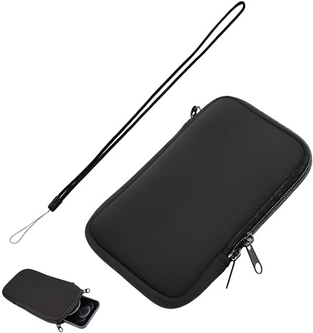 Custodia Per Cellulare in Neoprene, Custodia Cellulare Con Cerniera E Cordino, Custodie Protettiva Universale Per Telefono Per Telefoni Fino a 6.7 (18 X 11 Cm)