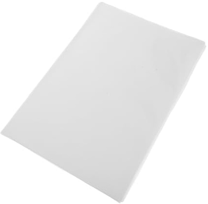 Healifty 100 Fogli Pellicola Idrosolubile Trasparente per Ricamo Stabilizzatore Lavabile 20X30 CM Supporto Solubile in Acqua per Macchine da Ricamo e Tessuti Diversi Pellicola