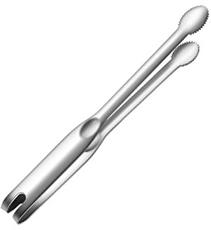 jebyltd Kitchen Tong Kitchen Utensils Barbecue Food Clip Kitchen Chief Tong Stainless Steel Portable for Picnic Barbecue Cooking