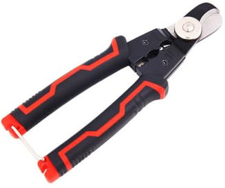 Pince Coupe-Câble 170 mm Multifonction pour Électricien avec Dénudeur de Fil en Acier Inoxydable - Idéal pour Câbles Acier et Métalliques