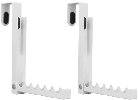 Wangcmcol Porte-manteau suspendu pliant, cintre de porte robuste en acier au carbone, support de séchage de vêtements pliant
