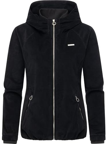 Ragwear dam manchesterjacka, övergångsjacka av snöre med huva, dizzie Cordy YoUMODO XS-3XL, bensin, XL
