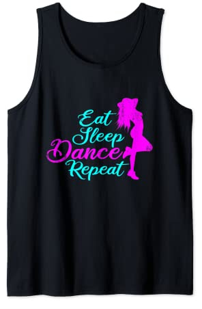 Eat Sleep Dance - Divertente disegno per ballerina Canotta