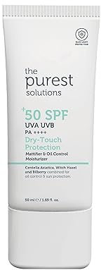 Mattierende Sonnenschutzcreme mit Trockeneffekt SPF 50 für fettige und Mischhaut – 50 ml