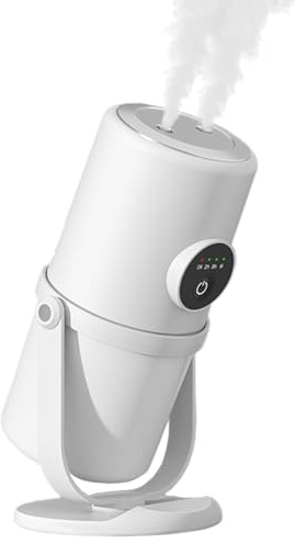 Mini Luftbefeuchter, Luftbefeuchter Schlafzimmer Klein, Auto Lufterfrischer Diffuser, Smart Humidifier Klein, 280ML Duale Diffusoren Raumbefeuchter für Schlafzimmer Leise, Büro