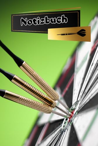 Darts Notizbuch Dart Sport Taschenbuch Dartliga Buch Steeldart Notizheft Turnier Schreibheft Softdart Wurftechnik Training Übungsheft Events ... Bullet Journal Dartpfeile Fotoalbum 01A22
