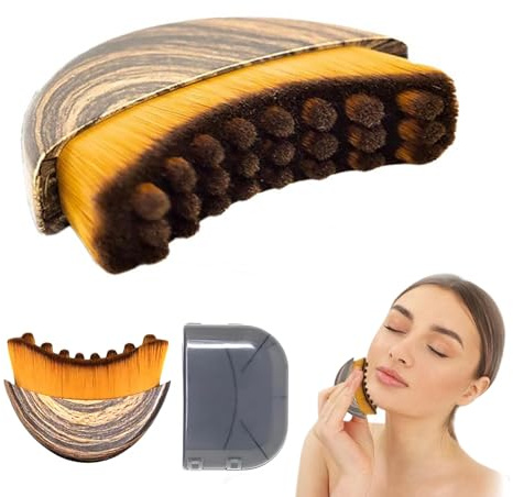 Lymphatic Drainage Brush, Lymphatic Drainage Face Brush, New Lymphatics Contour Face Brushing for Daily Use, Ergonomic Design to Fit The Skin