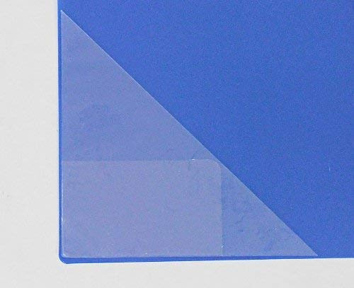 100x DREIECKTASCHE DREIECK SICHTTASCHE 150x150 mm selbstklebend mit VISITENKARTENTASCHE für Ordner Mappen Sichthülle