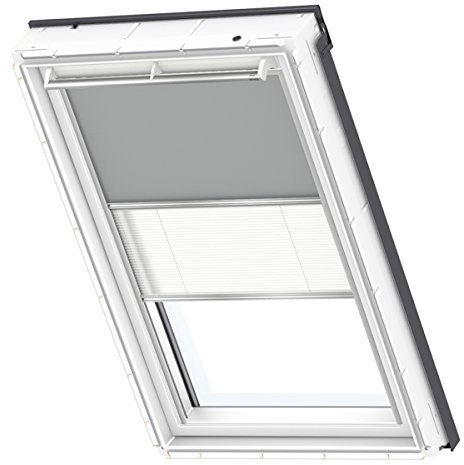 VELUX Original Verdunkelung Plus (DFD), SK10, Uni Grau/Weiß