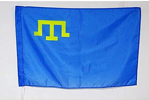AZ FLAG Bandiera Tatari di Crimea 150x90 cm - Bandiera Dei Tartari 90 x 150 cm Foro per Asta