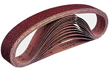 Tygslipband ?48 stycken ?13 x 457 mm ?Korn 40 ?C kompatibel med bandfiler slippapper slipband