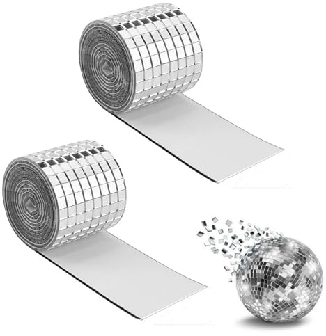 3200 pièces Carrelage Miroir Mosaïque Carré,5 x 5 mm Autocollant Mosaique Verre Feuilles de mosaïque autocollantes en verre pour le bricolage, la décoration d'intérieur fabrication de cartes
