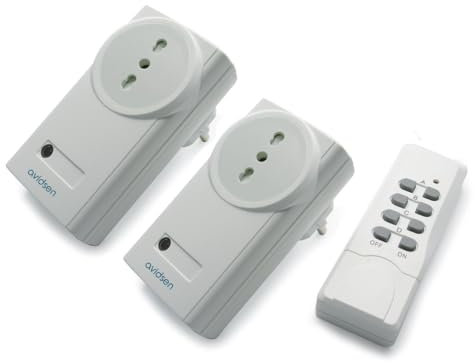 Avidsen 103102 Presa con Telecomando, 3 Pezzi