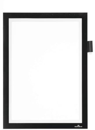 Durable 499301 Info frame Duraframe Note (A4, avec fermeture magnétique et porte-stylo) 1 pièce, noir