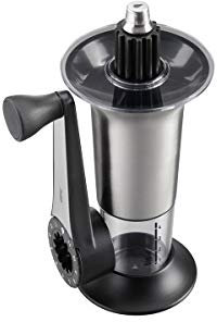 Gefu 16330 Kaffeemühle Lorenzo - zum Mahlen von Kaffeebohnen aus Edelstahl für Espresso, Filterkaffee und French Press Kaffee