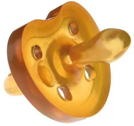 GOLDI Natur Herzform Schnuller Beruhigungssauger Naturform 100% Latex (SL (3-24 Monate))