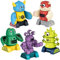 Gifts2U Magnetischer Monster Roboter, Magnet Blöcke Set Magnetische Bausteine Stapeln Spielzeug für Kinder Magnetspielzeug 35pcs Spielzeugset mit Aufbewahrungsbox für Jungen und Mädchen ab 3 Jahren