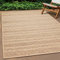 Teppich-Traum Außenteppich Outdoorteppich Jute-Look robust modern wetterfest Balkon Terrasse Garten 140x200 cm
