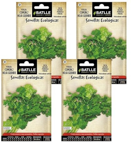 Semillas de perejil ecológico de Semillas Batlle PACK (4)