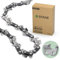 BYANE Carbide Chainsaw Chain 20 Inch, .325 Pitch, 058 Gauge, 76 Drive Links, Low Kickback, Fits Blue Max 53543, 52209, 8901, 8902, Oregon and More (1 chain).