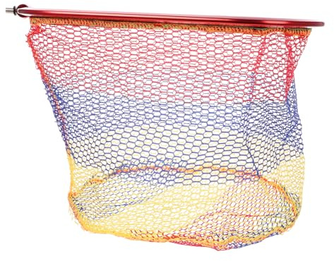 LOORGVEL Filet Épuisette Rond Pliable de Pêche en Alliage D’Aluminium