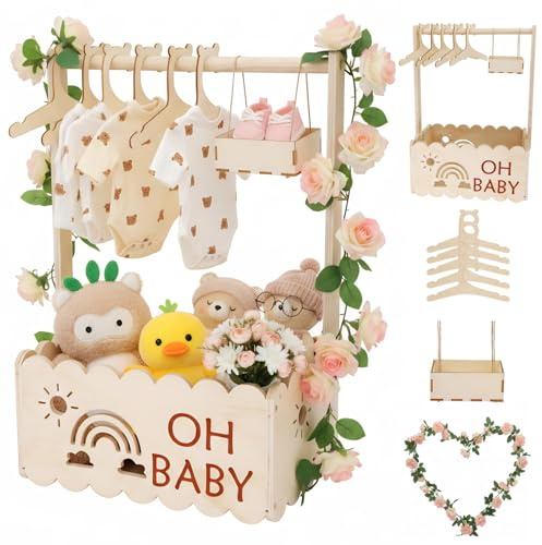 Gueiddi Baby Geschenkset zur Geburt für Babyparty& Taufe