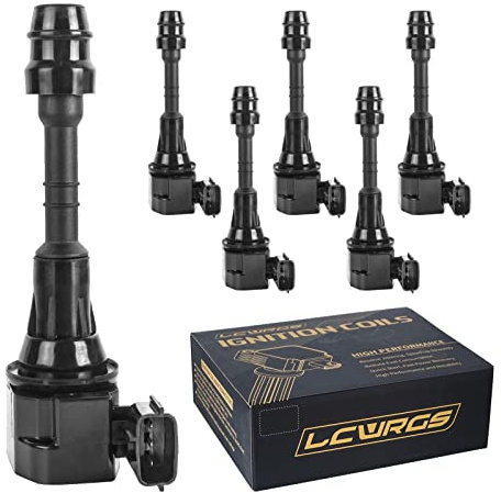Set of 6 Ignition Coil Pack Fits for 2003 2004 2005 2006 2007 2008 Nissan 350Z Infiniti FX35 G35 M35 V6 3.5 Coil Packs Replaces# UF401, 22448AL61C