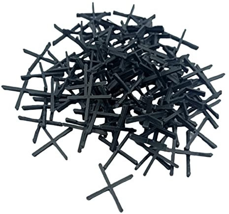 TEKLiNe 250 Distanziatori Piastrelle Croce 2mm Plastica PVC PE Distanza Spazio Pavimento Parete, Croce 2mm Fuga Piastrelle Posatore Edilizia Piastrellista Posizionamento Posizione,Multicolore