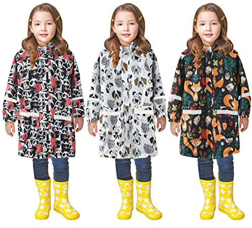 Poncho de lluvia bicicleta niños impermeable reutilizable para viajes al aire libre escalada ciclismo senderismo impermeable para niñas niños impermeable de EVA portátil poncho de lluvia ligero con