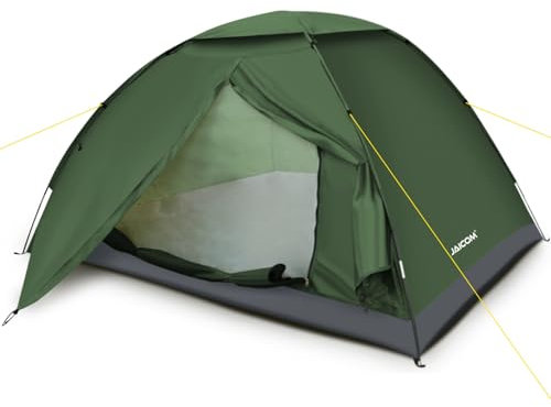 JAICOM Zelt 2 Personen Camping Zelt, Leicht, Stabil, Wasserdicht Kuppelzelt, 3-4 Saison Ultraleicht Zelte Mit Kleinem Packmaß, für Camping, Trekking, Familie, Outdoor