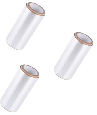 FOMIYES 3 Rollen dauerhafte Zinnfolie Haarfärbemittel Hair Styling Hair Color Friseurzubehör Haarstyling Haarfarbset haarfarben haarfarbe Set Alufolie Friseur Dauerwelle Folie Weiß